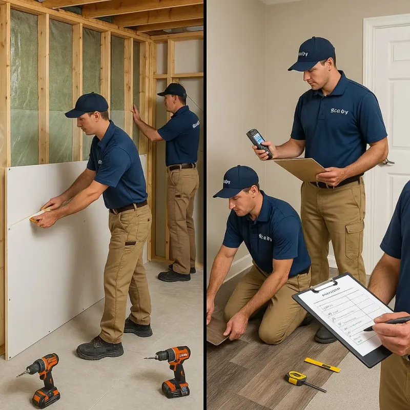 Repairs and Reconstruction process in Romulus, MI