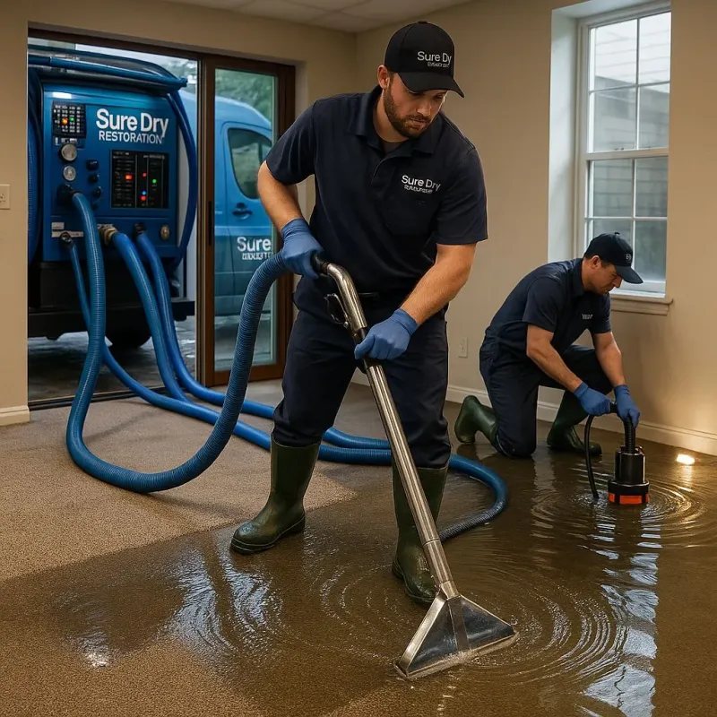 Water Extraction and Removal process in Romulus, MI